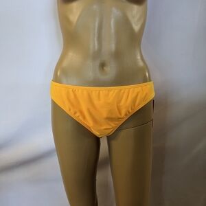 Breaking Waves Swimwear Women's Yellow Bikini Panties, Bathing Suit Bottoms, T2K
